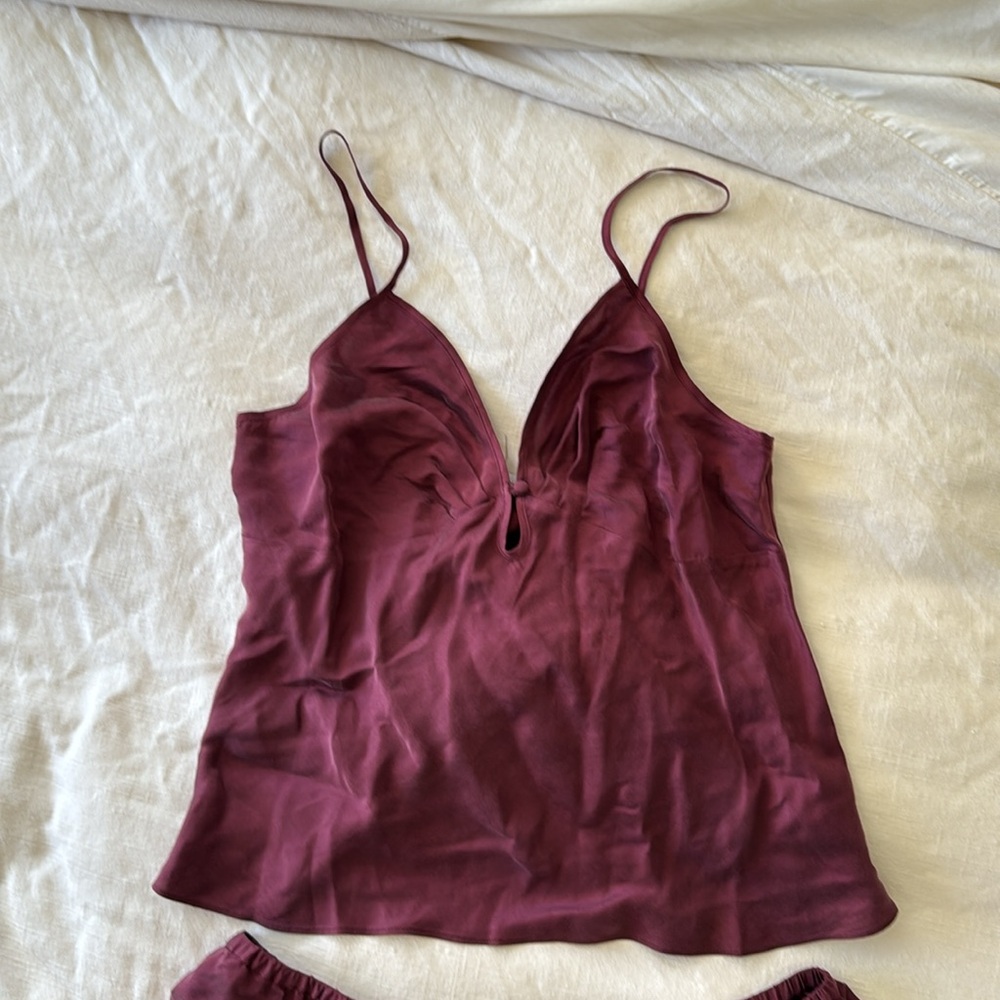 Ginia Silk Cami Shorts Set - Picture 5 of 6
